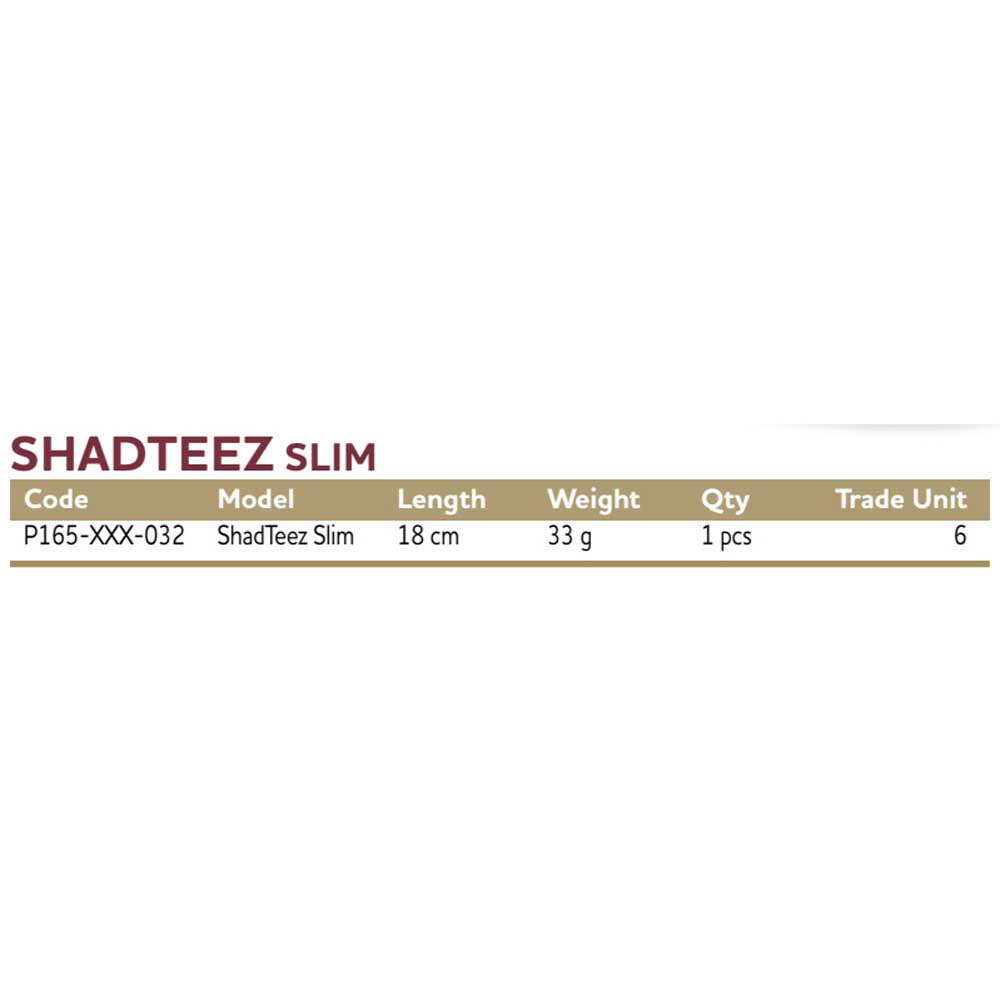 Купить Силиконовая мягкая приманка Westin ShadTeez Slim P165-578-032 180мм 33гр цвет Gold Rush 7ft.ru в интернет магазине Семь Футов