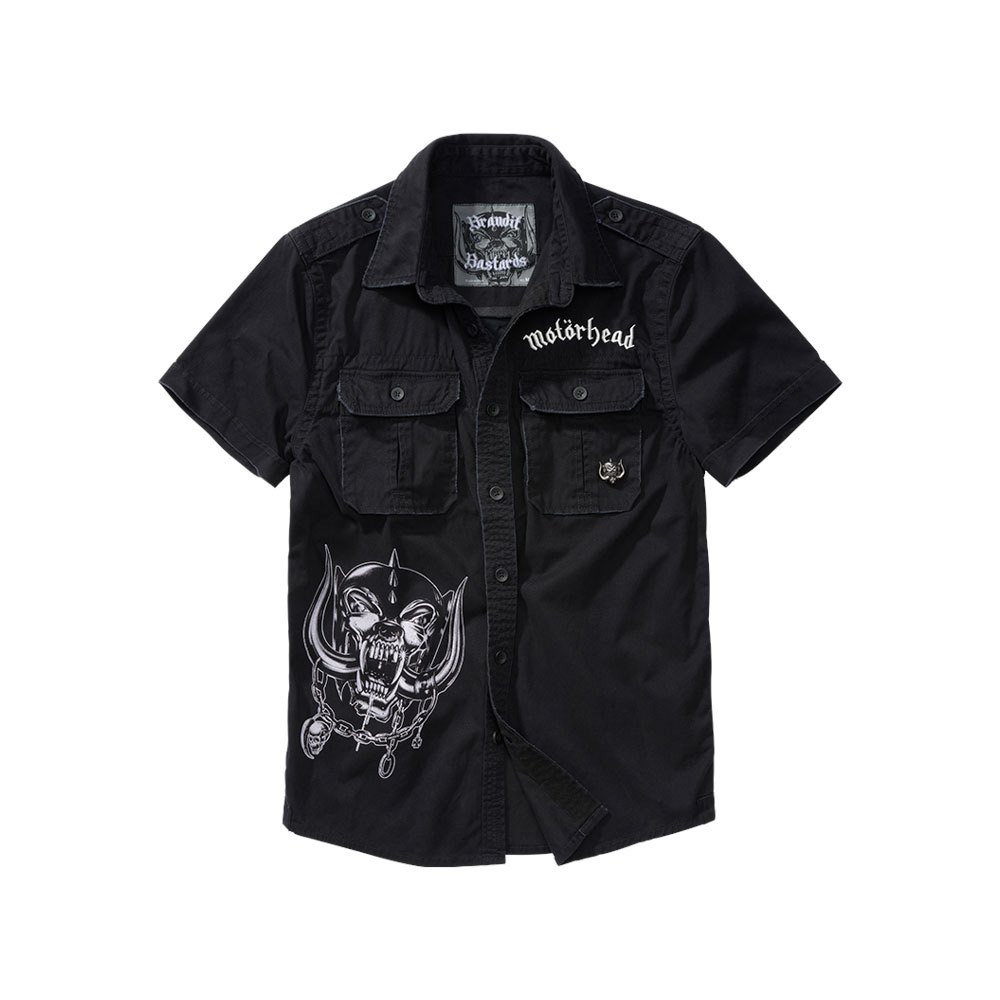 Купить Brandit 61015-2-3XL Рубашка с коротким рукавом Motörhead Vintage Черный Black 3XL 7ft.ru в интернет магазине Семь Футов