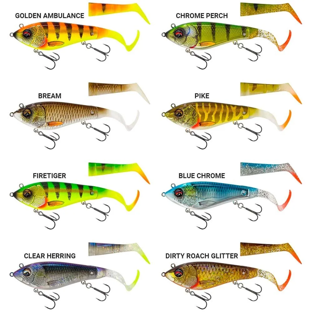 Купить Savage gear 1625316 Swimbait Deviator Tail 87g 200 mm  Firetiger 7ft.ru в интернет магазине Семь Футов