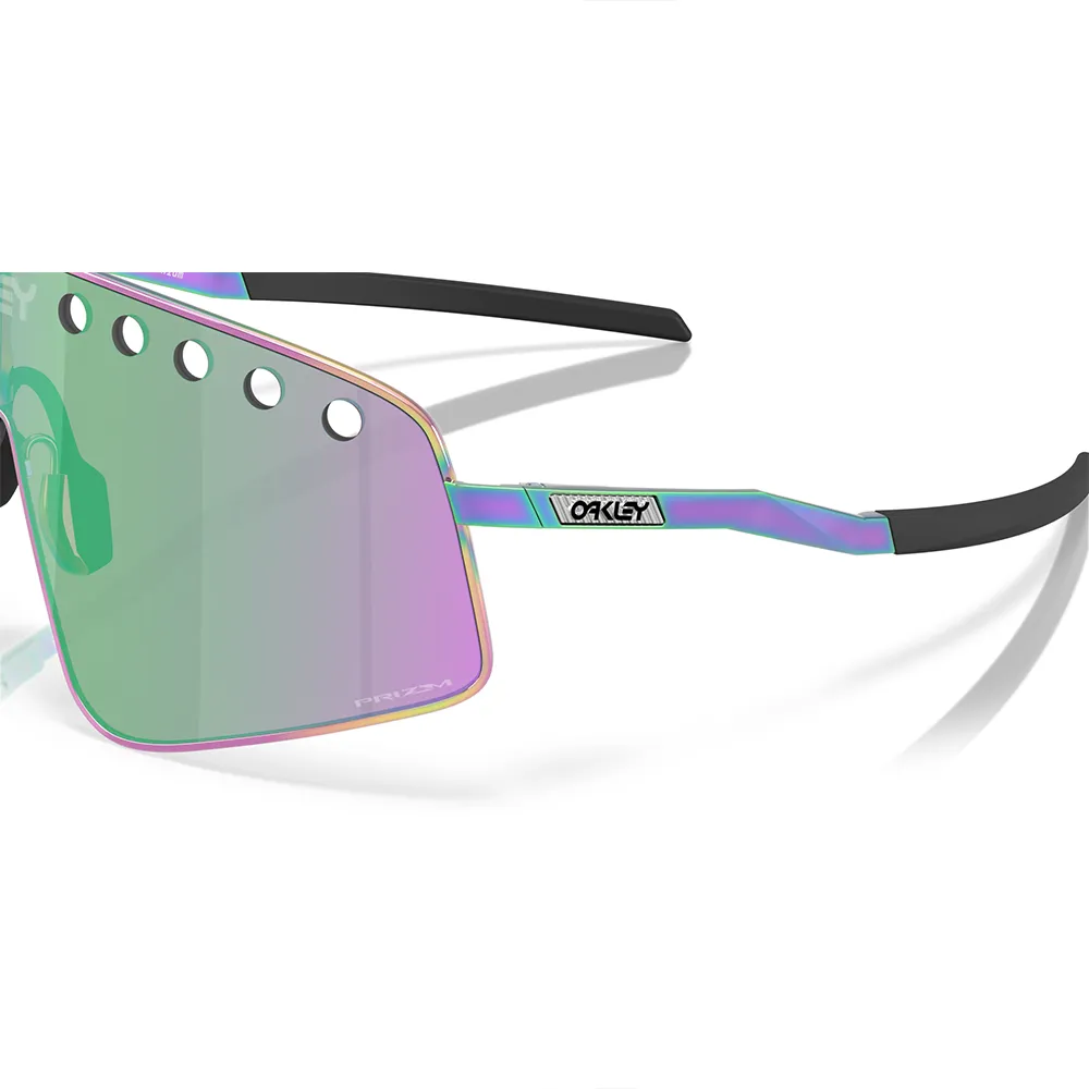 Купить Oakley OO6025-0538-38 Солнцезащитные очки Sutro ti sweep Бесцветный Polished Oil Slick Prizm Road Jade/CAT3 7ft.ru в интернет магазине Семь Футов