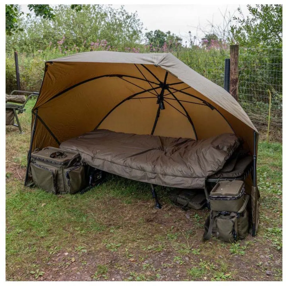Купить Avid carp a0540006 Зонтик (Zontik) Revolve 60´´ Overnight Brown 180x50x50 7ft.ru в интернет магазине Семь Футов