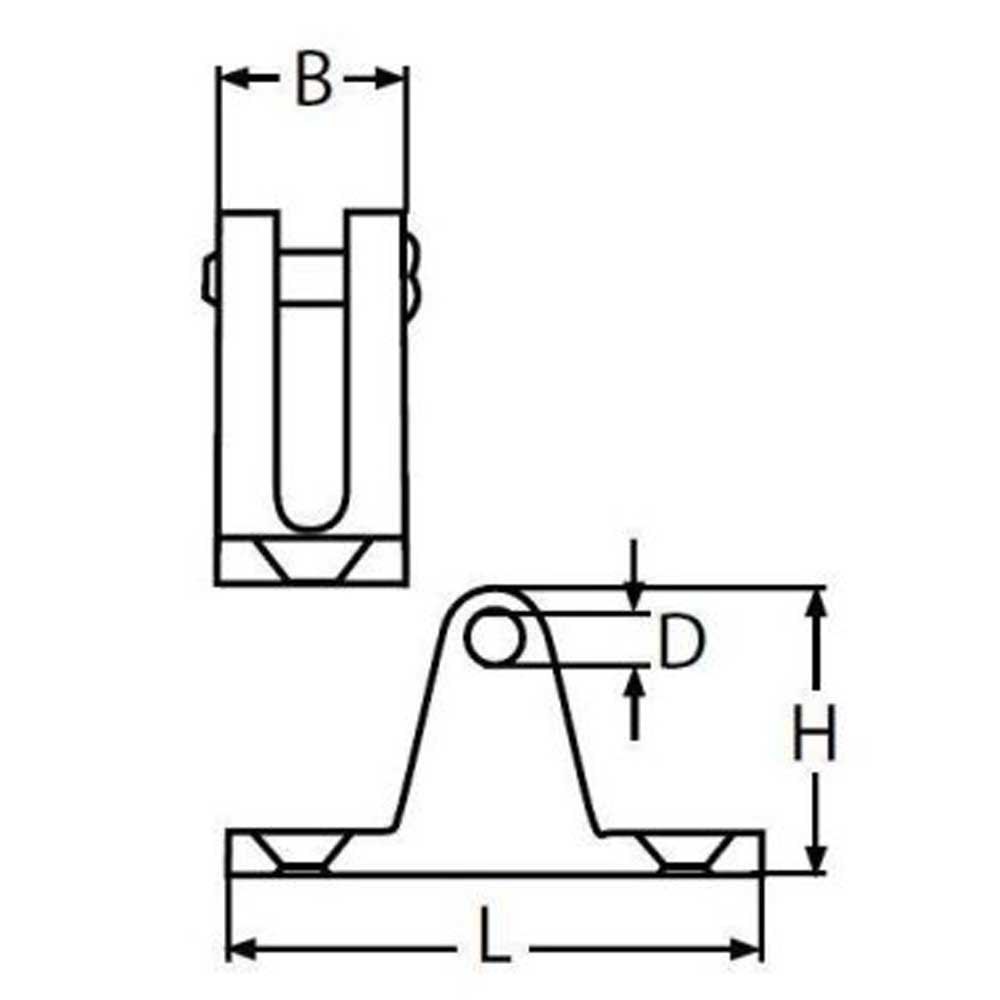 Купить Euromarine PCD4 A4 тент 90° Служба поддержки Grey 56 x 17 x 35 mm 7ft.ru в интернет магазине Семь Футов