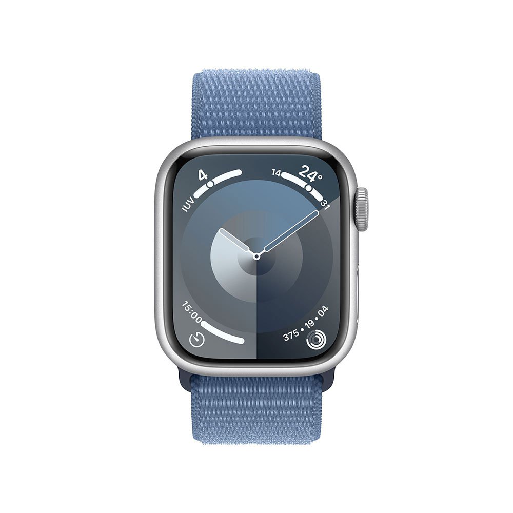 Купить Apple MRHX3QL/A Watch Series 9 GPS+Cellular Loop 41 mm Голубой Silver / Winter Blue 7ft.ru в интернет магазине Семь Футов