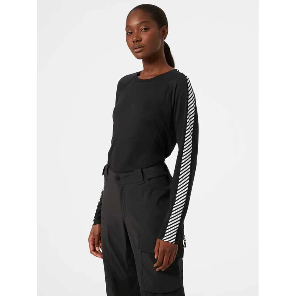 Купить Helly hansen 49413_990-m Базовый слой с длинным рукавом Lifa Active Stripe Crew Black 25x20x10 7ft.ru в интернет магазине Семь Футов