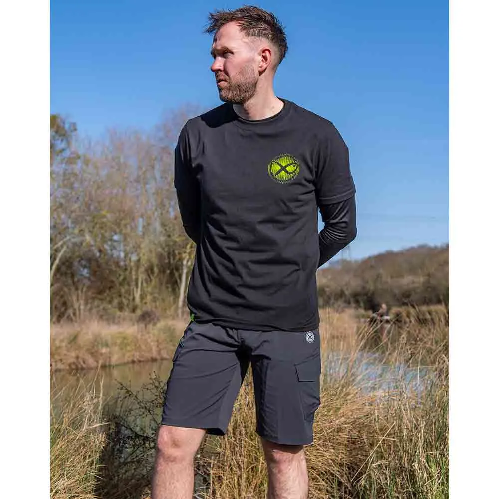 Купить Matrix fishing gpr478 Футболка с коротким рукавом Large Fade Logo Black / Lime 30x20x5 XL 7ft.ru в интернет магазине Семь Футов