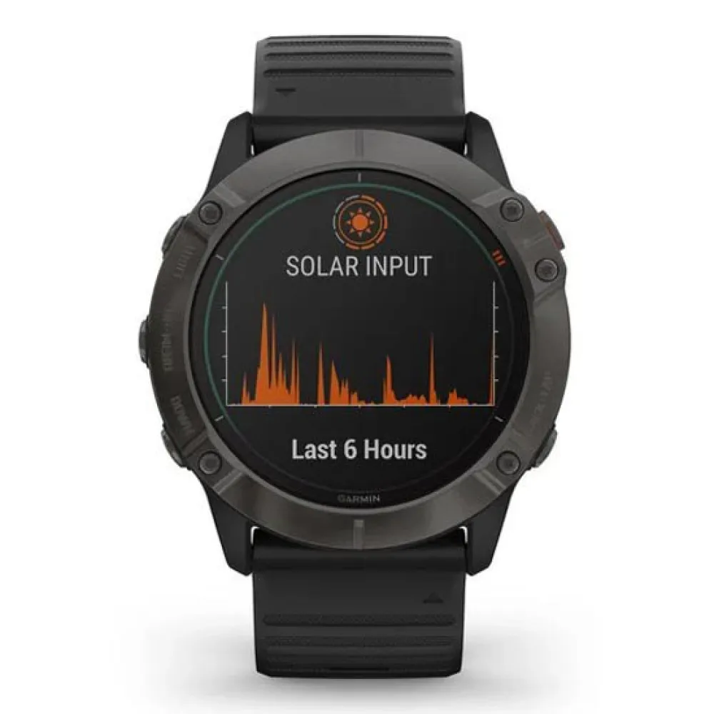 Купить Garmin R-11741851-010-02157-21 Часы Fenix 6X Pro Solar отремонтированы Черный Titanium DLC / Black 7ft.ru в интернет магазине Семь Футов