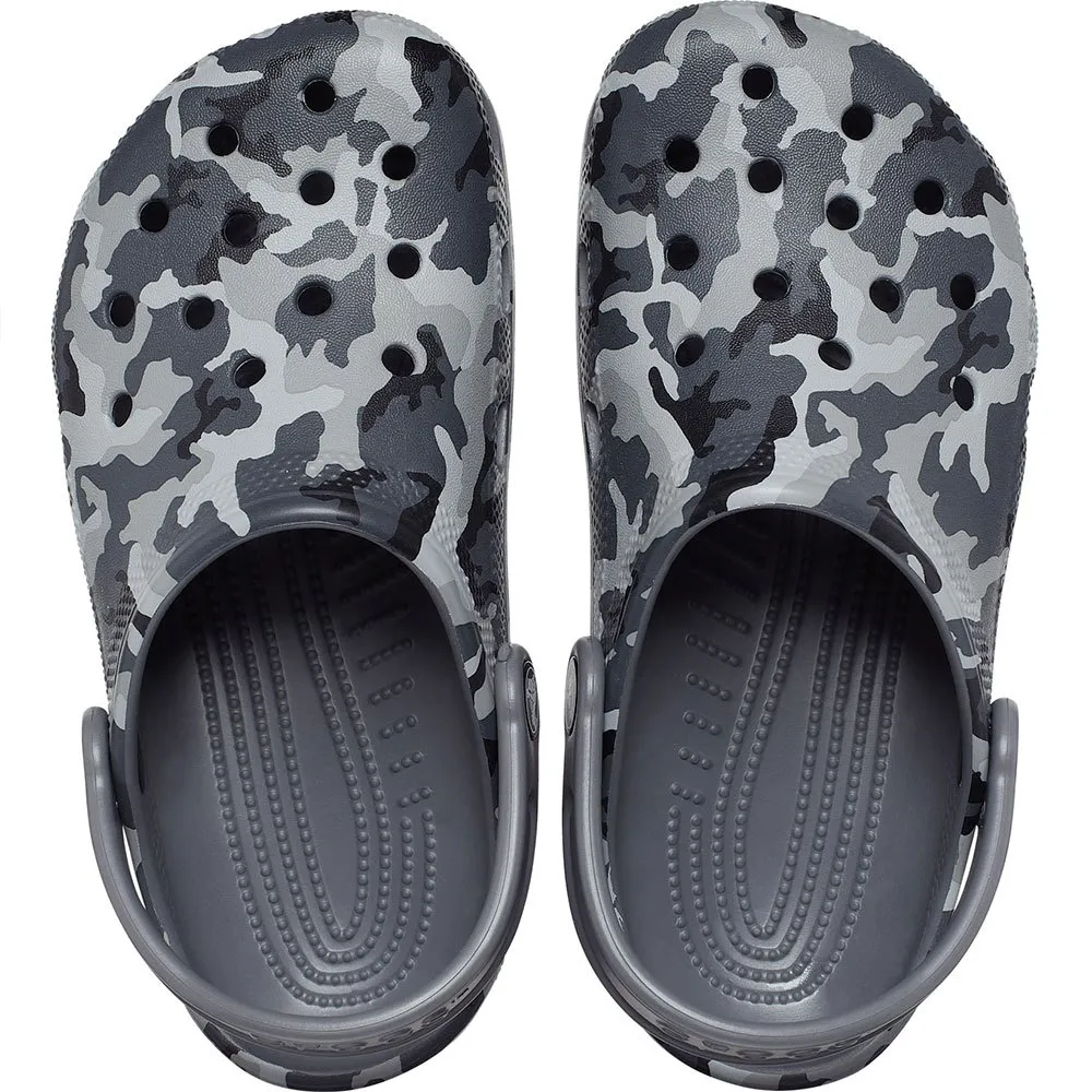 Купить Crocs 207594-097.-j1 Деревянные башмаки Classic Camo K Black / Grey 35x25x15 EU 32 7ft.ru в интернет магазине Семь Футов