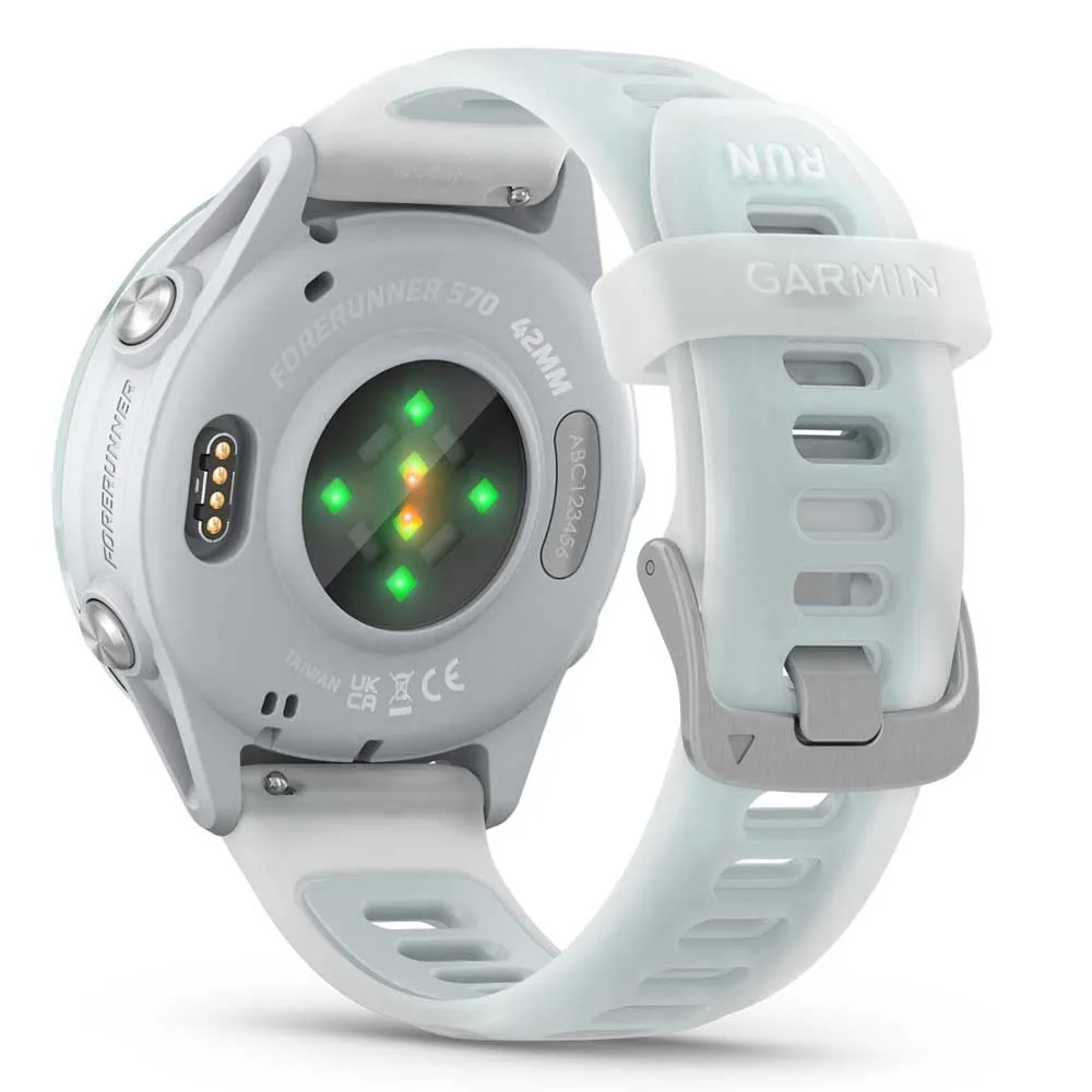 Купить Garmin 010-02970-01 Reloj Forerunner 570 42 mm Серебристый Cloud Blue Aluminum / Translucent Whitestone / Cloud Blue 7ft.ru в интернет магазине Семь Футов