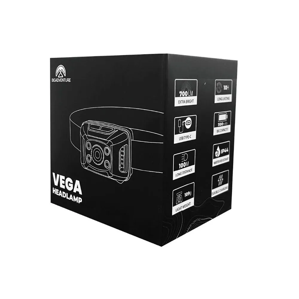 Купить Big adventure vega-09 Налобный фонар Vega Black 12x12x7 7ft.ru в интернет магазине Семь Футов