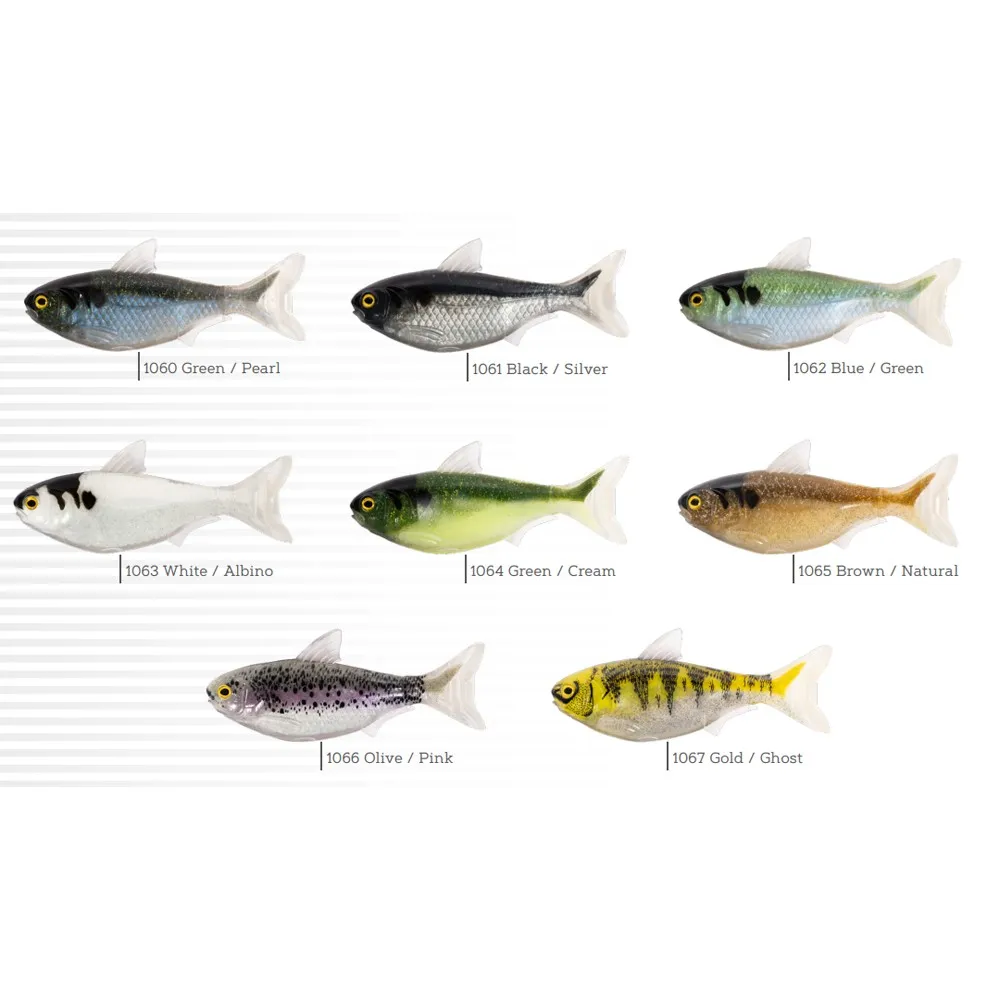 Купить Live target SGU115SK1060 Мягкий приманка Shad Unrigged Sinking 115 mm Green / Pearl 7ft.ru в интернет магазине Семь Футов