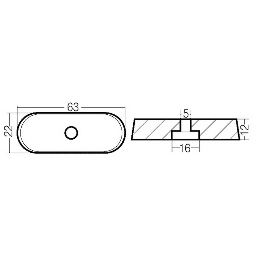 Купить Tecnoseal 2626433 Yamaha F6 F 9.9HP F8C 68T 2000 4T цинковый анод  Grey 63 x 22 x 12 mm  7ft.ru в интернет магазине Семь Футов