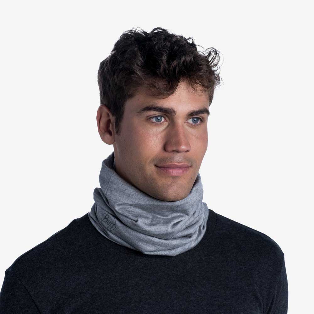 Купить Buff ® 113010.933.10.00 Легкий шарф-хомут из мериносовой шерсти Серый Solid Light Grey 7ft.ru в интернет магазине Семь Футов