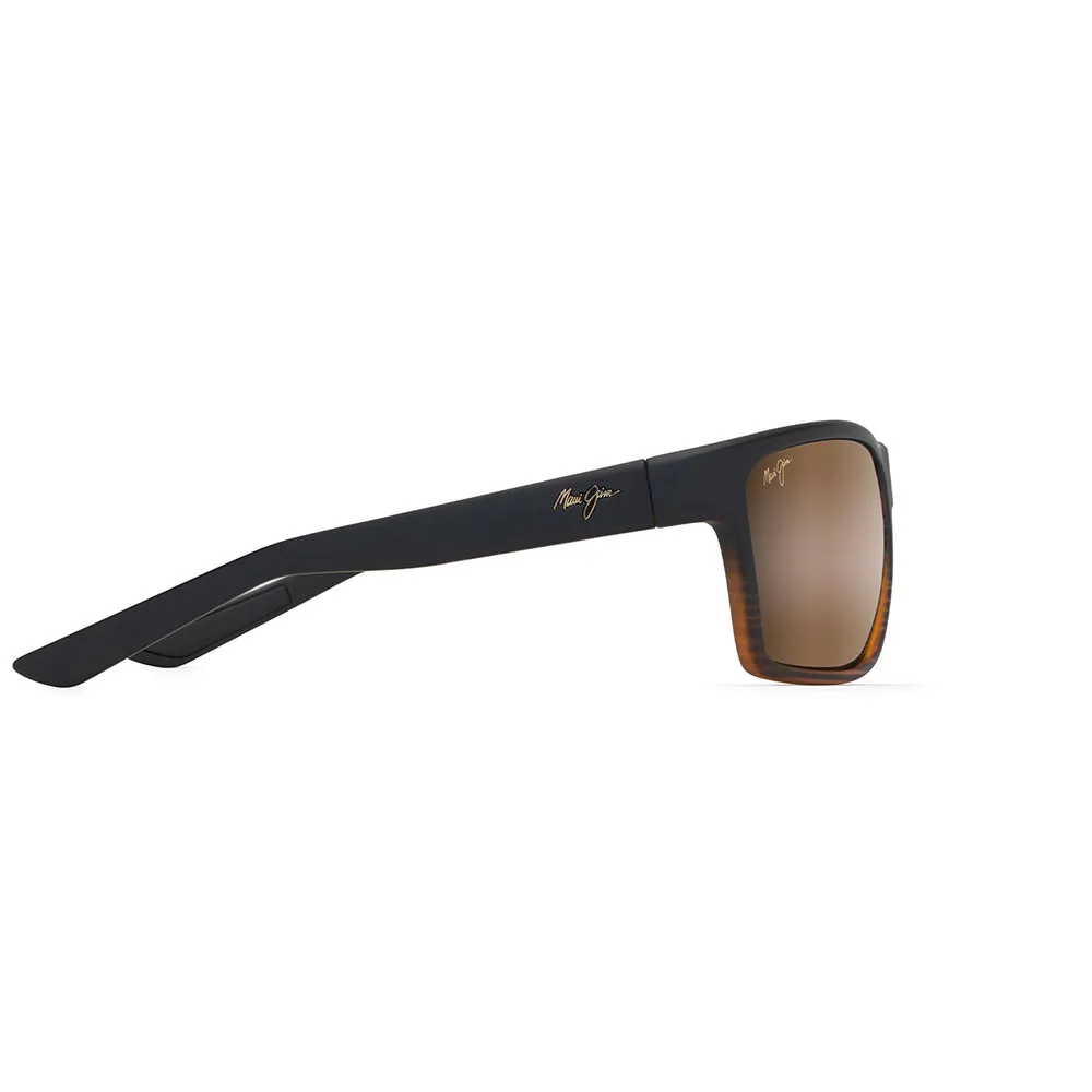 Купить Maui jim h839-25c-os поляризованные солнцезащитные очки Alenuihaha Dark Brown Stripe 20x10x10 HCL® Bronze/CAT3 7ft.ru в интернет магазине Семь Футов