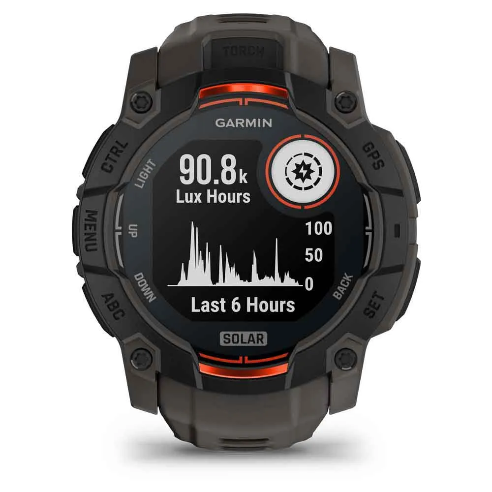 Купить Garmin 010-02935-00 Часы Instinct 3 50 mm Solar Черный  Black / Carbon 7ft.ru в интернет магазине Семь Футов