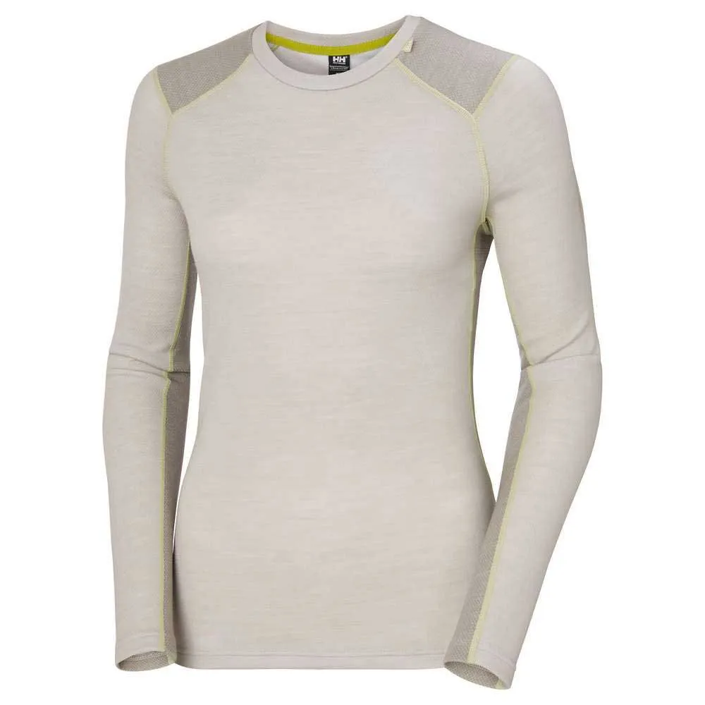 Купить Helly hansen 49378_917-xl Базовый слой с длинным рукавом Lifa Merino Midweight Crew Mellow Grey 22x13x5 7ft.ru в интернет магазине Семь Футов