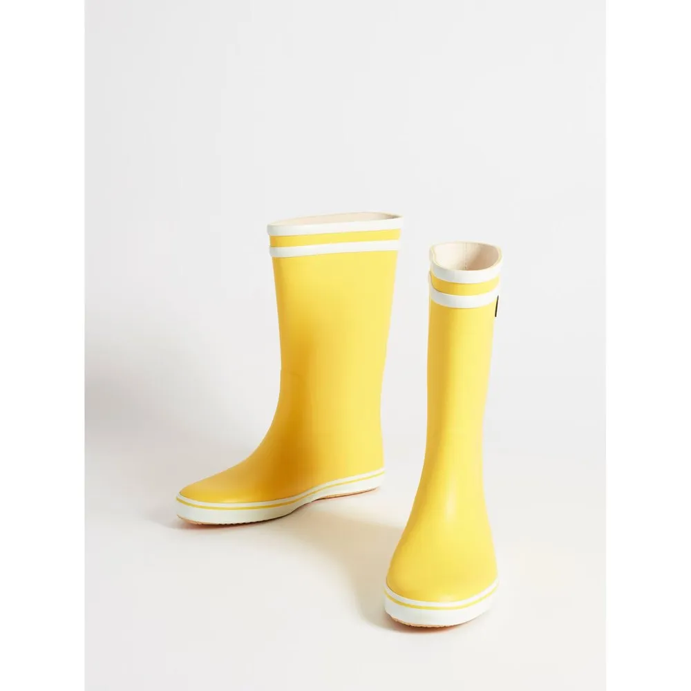 Купить Aigle na633-40 дождевые сапоги Malouine 2 Yellow / White 40x35x15 EU 40 7ft.ru в интернет магазине Семь Футов