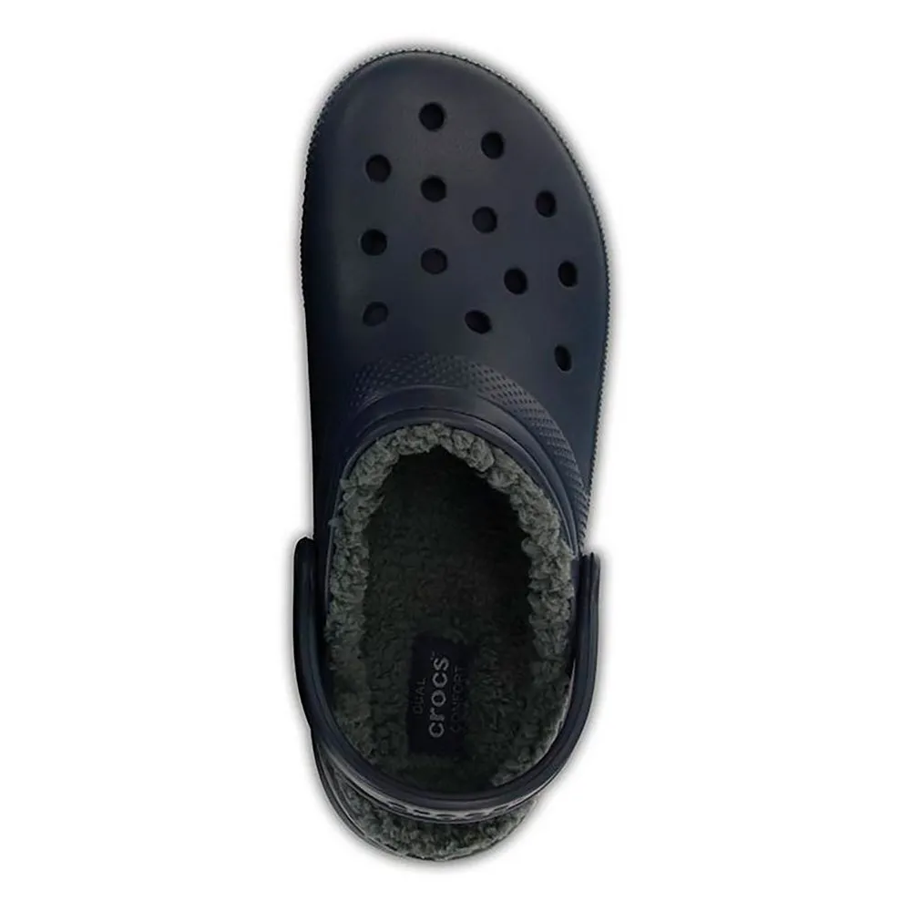 Купить Crocs 203591-459b-m13 Деревянные башмаки Classic Lined Navy / Charcoal 35x25x15 EU 48 7ft.ru в интернет магазине Семь Футов