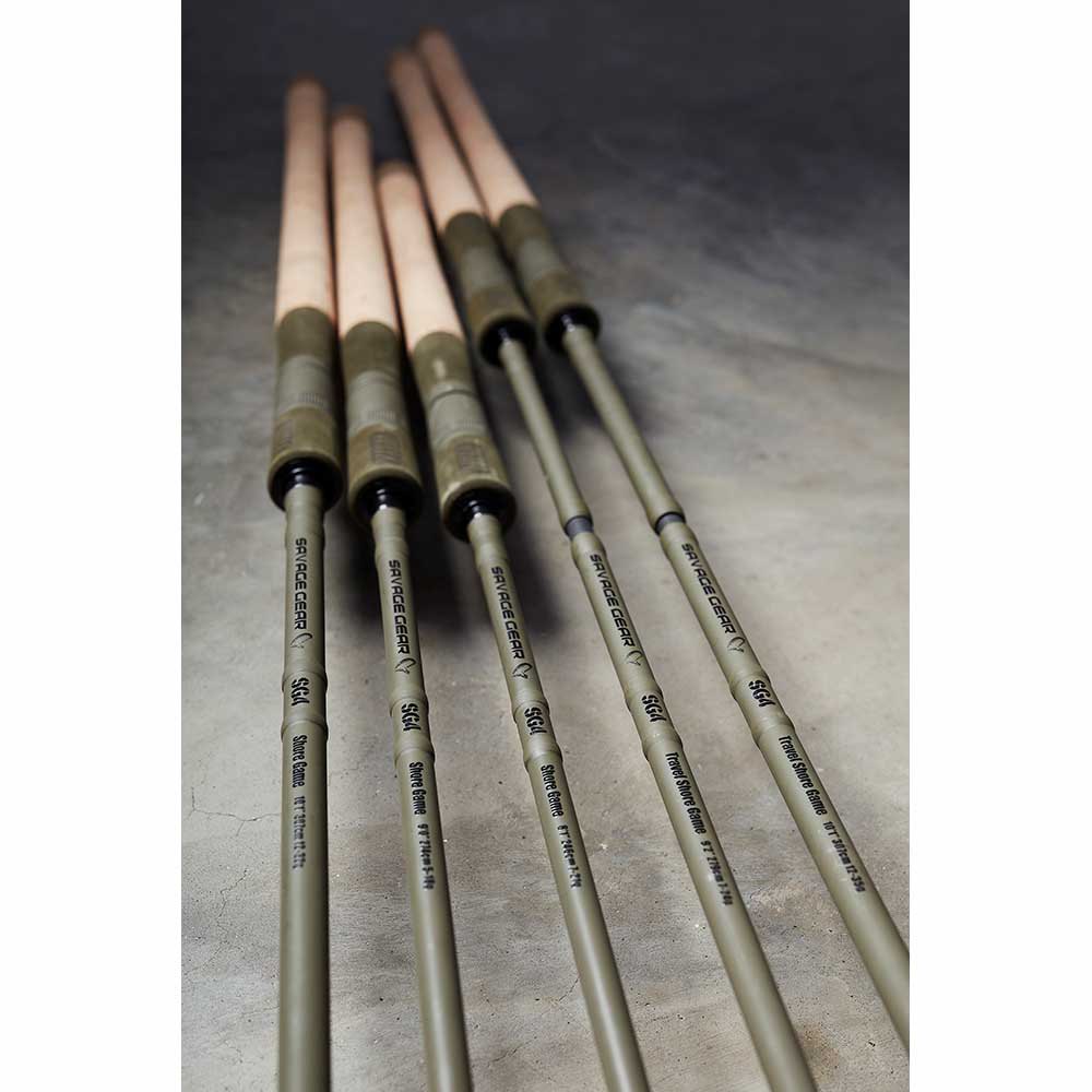 Купить Savage gear 75009 SGS4 Shore Game Спиннинговая Удочка  Brown / Green 2.74 m 7ft.ru в интернет магазине Семь Футов