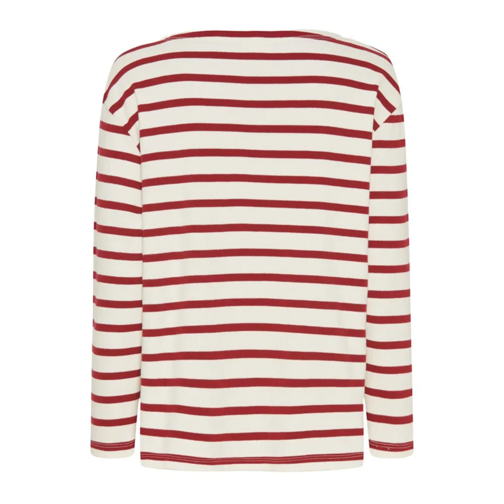 Купить Redgreen 171812201-147-xl Футболка с длинным рукавом Claudia Dark Red Stripe 30x25x2 7ft.ru в интернет магазине Семь Футов