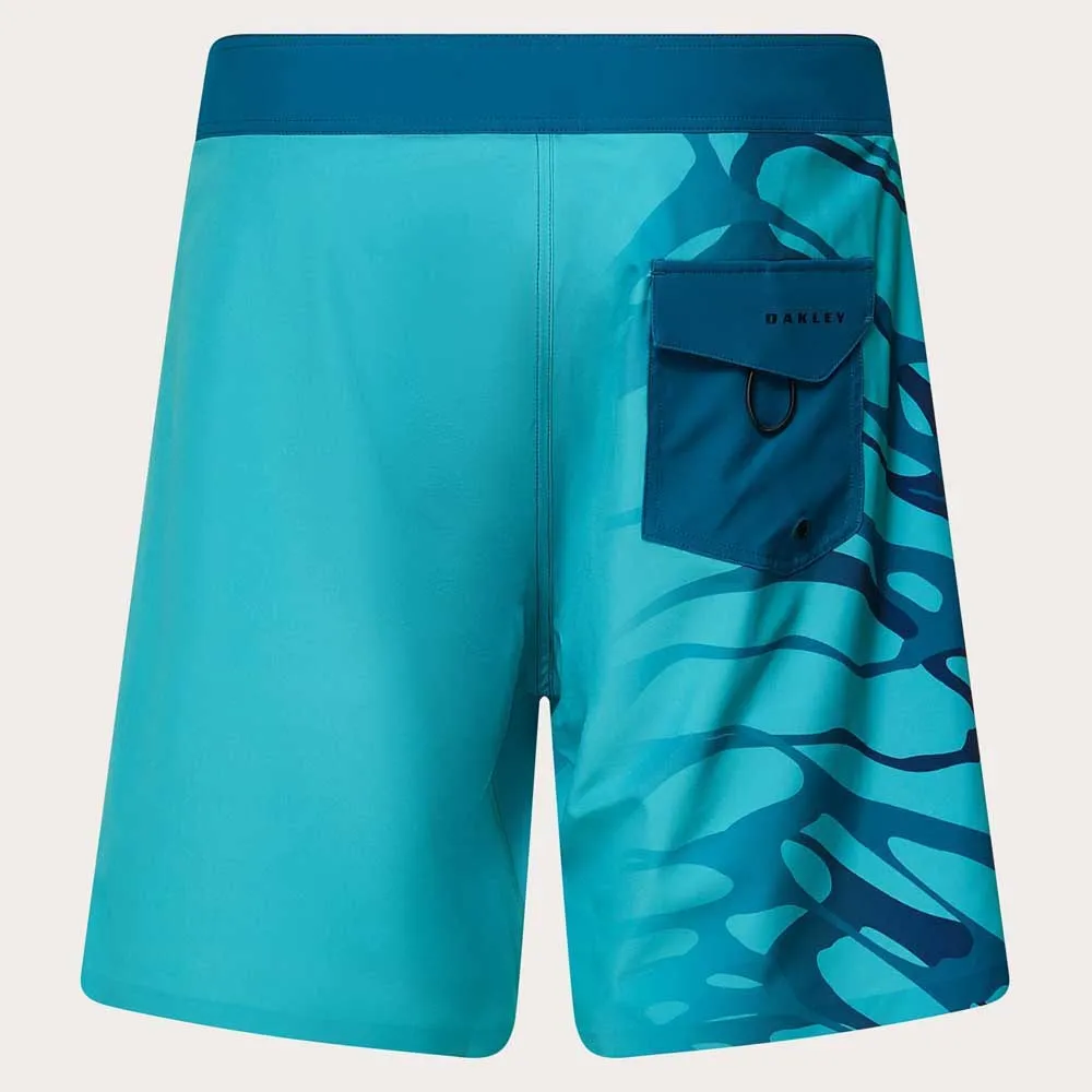 Купить Oakley foa407434-6hq-36 плавательные шорты Barrel 19´´ Olympics Waves Blue 20x17x4 7ft.ru в интернет магазине Семь Футов