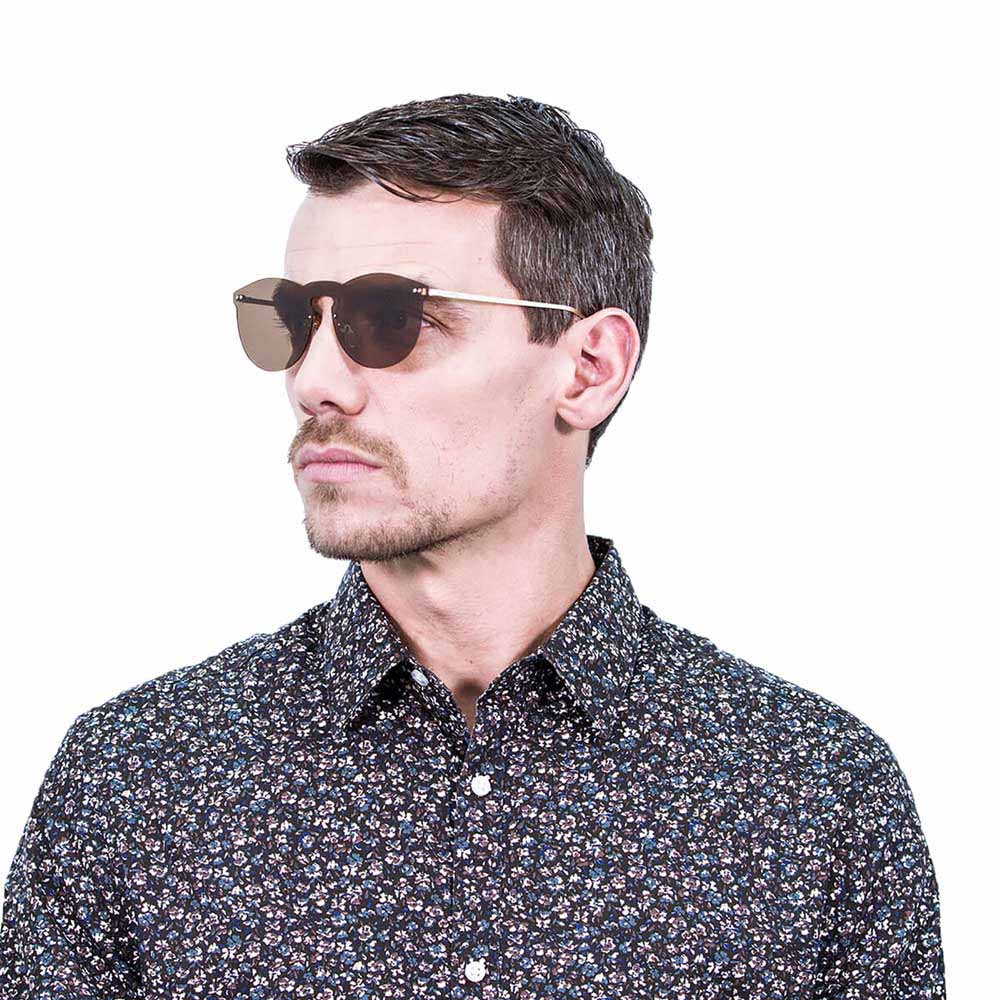 Купить Ocean sunglasses 20.3 поляризованные солнцезащитные очки Berlin Space Flat Brown Metal Gold Temple/CAT3 7ft.ru в интернет магазине Семь Футов