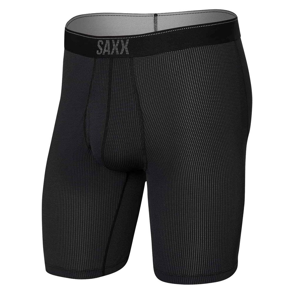 Купить SAXX Underwear SXLL70F.BL2.M Боксёр Quest Fly Черный  Black II M 7ft.ru в интернет магазине Семь Футов