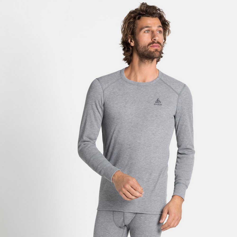 Купить Odlo 159102-15700-S Базовый слой с длинным рукавом Crew Neck Active Warm Eco Серый Grey Melange S 7ft.ru в интернет магазине Семь Футов