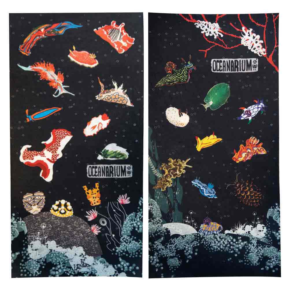 Купить Oceanarium H12 Шарф-хомут Nudibranchs Голубой Multicolour 7ft.ru в интернет магазине Семь Футов