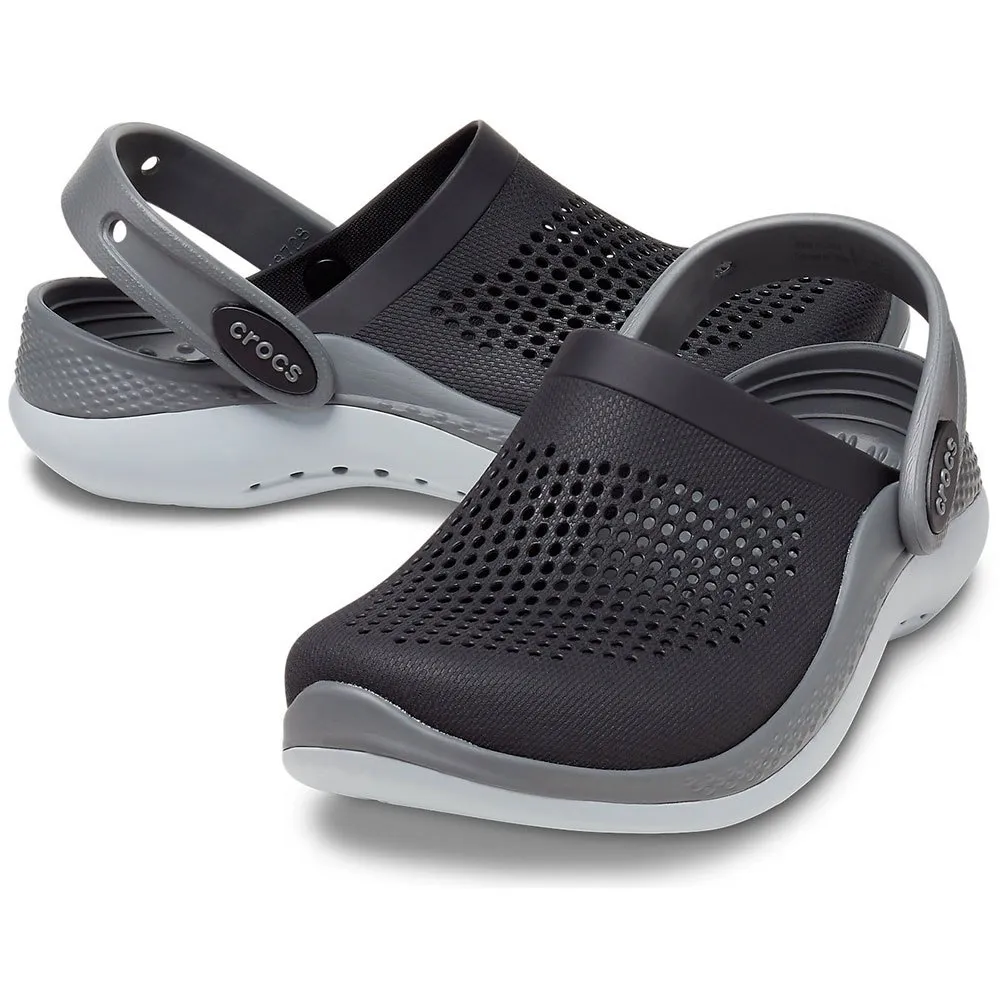 Купить Crocs 207021-0dd-j4 Деревянные башмаки Literide 360 Black / Slate Grey 35x25x15 EU 36 7ft.ru в интернет магазине Семь Футов