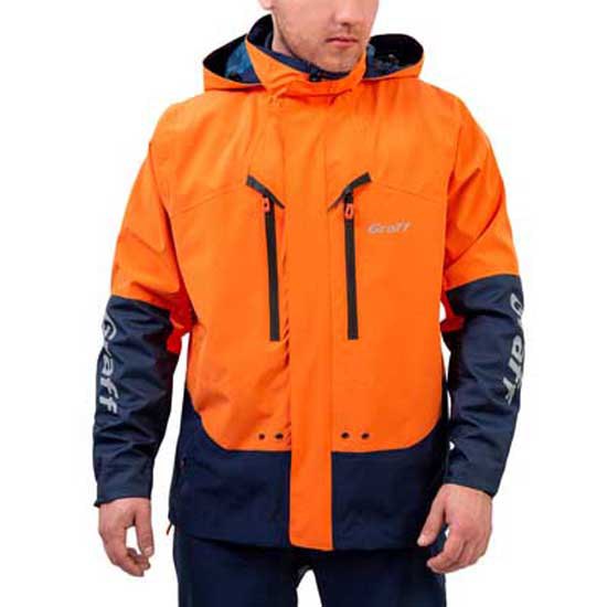 Купить Graff 606-B-2-L Куртка 606-B-2 Оранжевый  Orange / Blue L 7ft.ru в интернет магазине Семь Футов