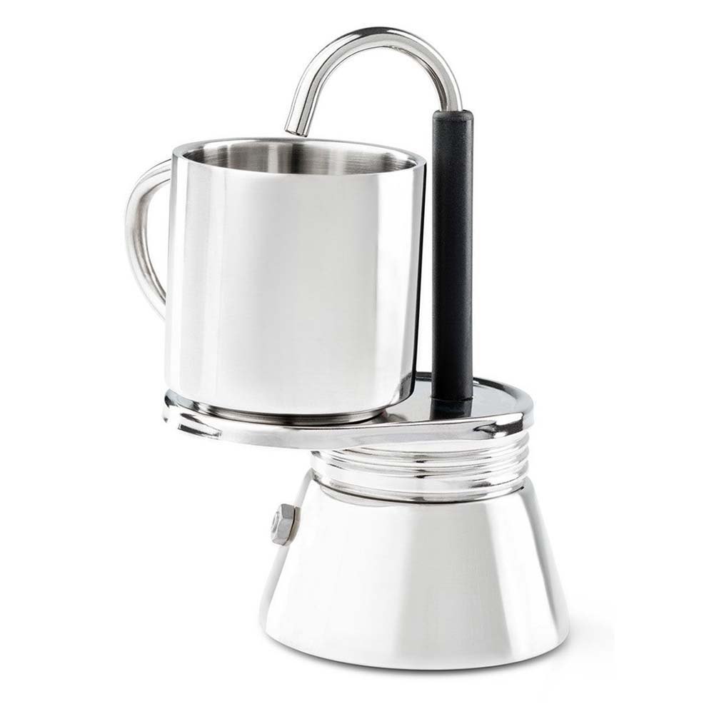 Купить Gsi outdoors 65102 MiniEspresso Set Кофеварка для эспрессо 1 чашка Silver 7ft.ru в интернет магазине Семь Футов