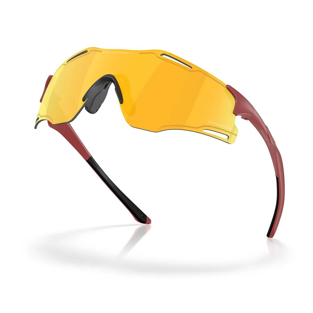 Купить Oakley OO9512-0339 Солнцезащитные очки Cybr zero Желтый Matte Iron Red Prizm 24K/CAT3 7ft.ru в интернет магазине Семь Футов