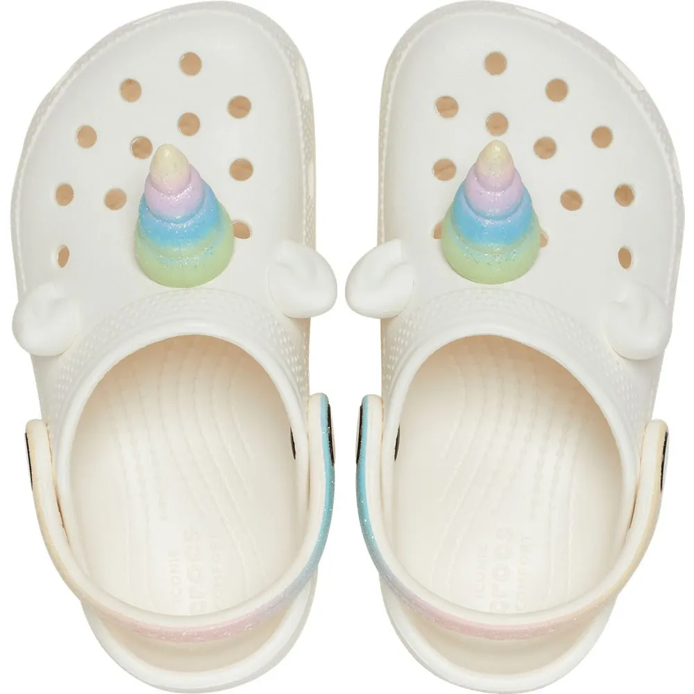 Купить Crocs 209701-0wv-c10 Деревянные башмаки Classic IAM Rainbow Unicorn Chalk 35x25x15 EU 27 7ft.ru в интернет магазине Семь Футов