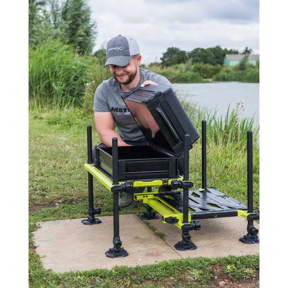 Купить Matrix fishing gmb199 Рыболовный ящик с сиденьем F25 Pro Lime 100x80x40 7ft.ru в интернет магазине Семь Футов