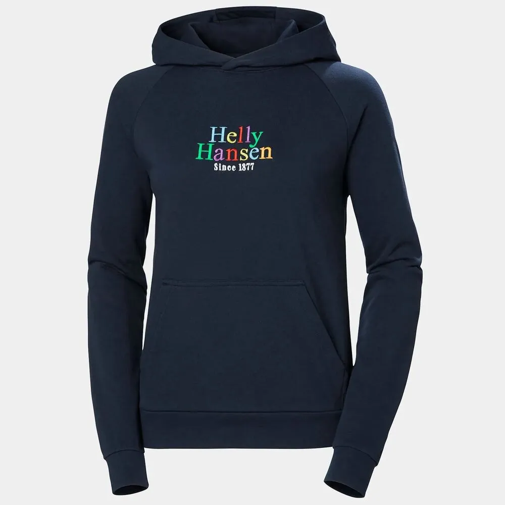 Купить Helly hansen 54239_597-xs Толстовка с капюшоном Core Graphic Navy 40x30x12 7ft.ru в интернет магазине Семь Футов
