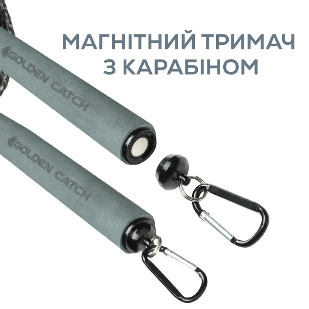 Купить Golden catch 6633338 Садок Grabber Stream Silicone 37 Grey 55x20x8 55 x 37-31 cm 7ft.ru в интернет магазине Семь Футов