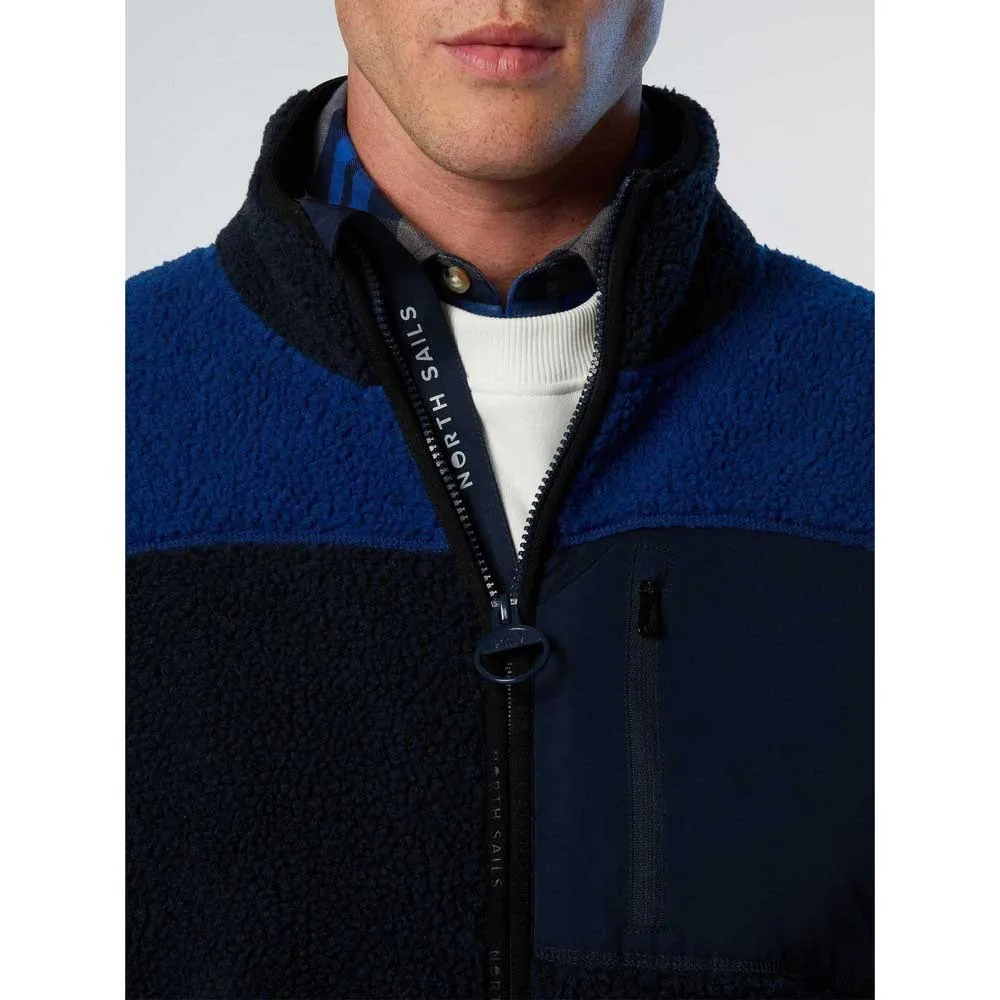 Купить North sails 691127-0802-xxl Толстовка на молнии 691127 Navy Blue 40x30x12 2XL 7ft.ru в интернет магазине Семь Футов