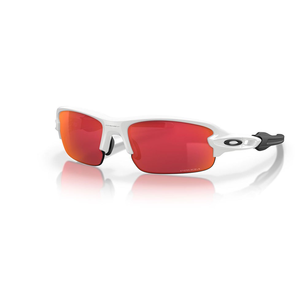 Купить Oakley 0OJ9008-900802 Flak XXS Молодежные солнцезащитные очки Polished White Prizm Field/ CAT3 7ft.ru в интернет магазине Семь Футов
