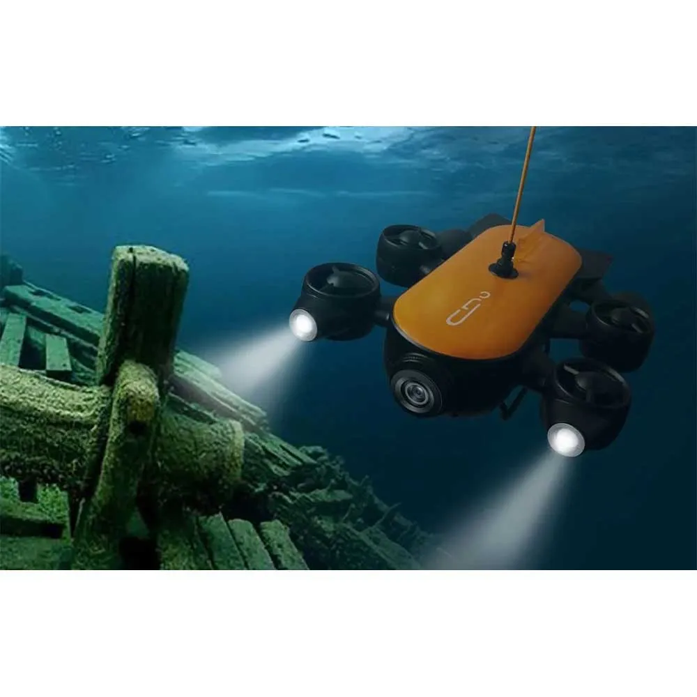 Купить Geneinno 75051 подводный дрон T1 150 m 4K Оранжевый Orange 7ft.ru в интернет магазине Семь Футов