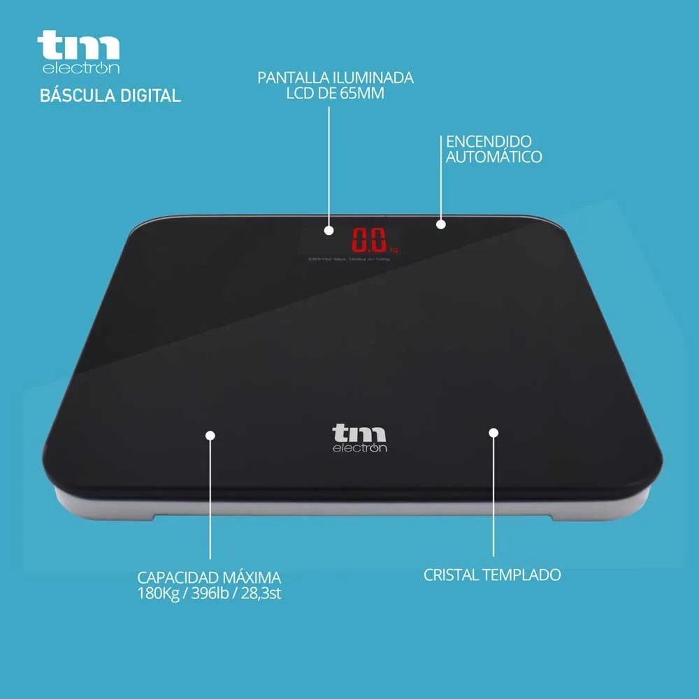 Купить Tm electron tmpbs031 Весы  Black 32x32x32 7ft.ru в интернет магазине Семь Футов