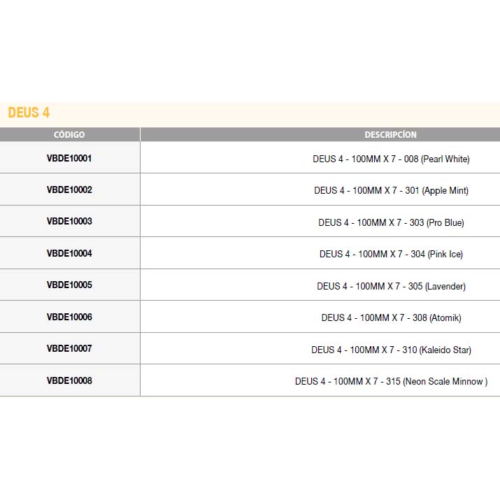 Купить Biwaa VBDE10001 Deus 4 100 Mm Многоцветный  008 7ft.ru в интернет магазине Семь Футов