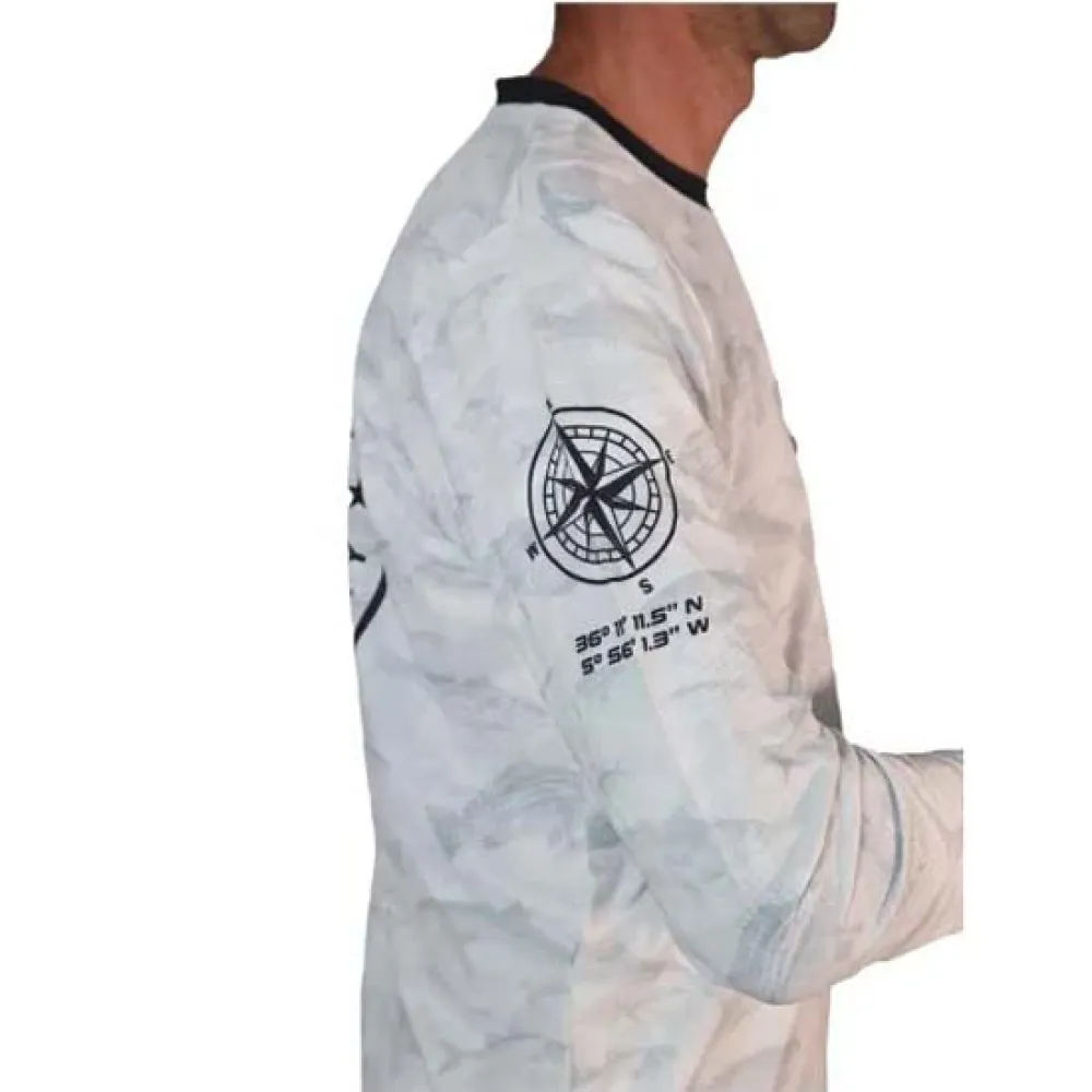 Купить JLC cojlcwclxs Футболка с длинным рукавом Fish Camo White 30x20x5 7ft.ru в интернет магазине Семь Футов