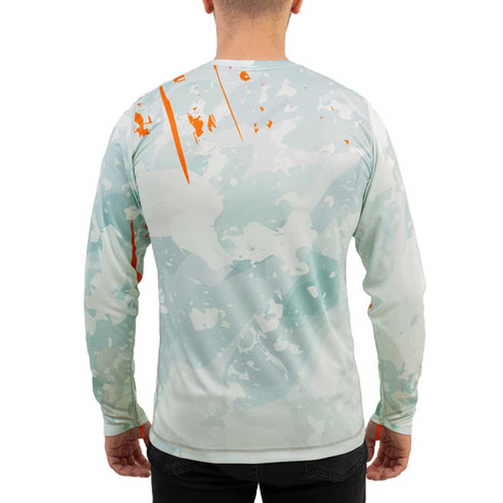 Купить Graff 961-CL-11-2XL Футболка с длинным рукавом UPF 50 961 CL-11 Зеленый Mint / Orange 2XL 7ft.ru в интернет магазине Семь Футов