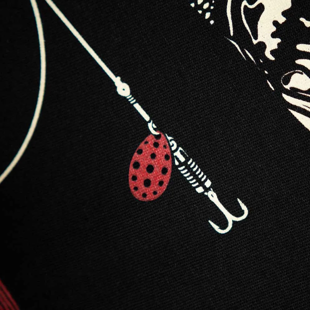 Купить Kumu e-007530000290070000 Футболка с коротким рукавом Lure Them In Black 30x20x5 4XL 7ft.ru в интернет магазине Семь Футов