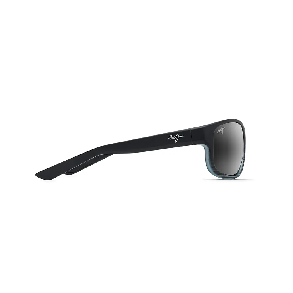 Купить Maui jim 840-11d-os поляризованные солнцезащитные очки Kaiwi Channel Grey Black Stripe 20x10x10 Neutral Grey/CAT3 7ft.ru в интернет магазине Семь Футов