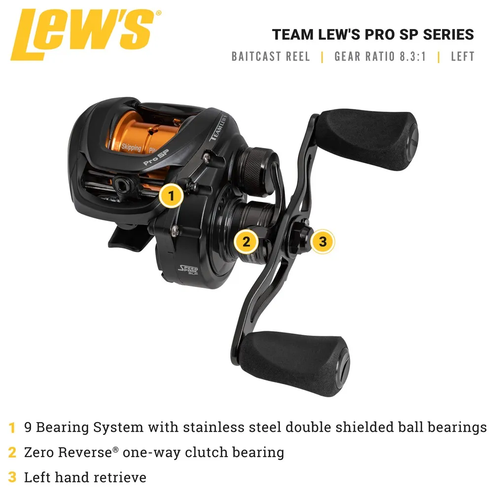 Купить Lews psp1xhl Катушка для бейткастинга SP Skipping Pitching Black 20x15x15 Ratio: 8.3:1 7ft.ru в интернет магазине Семь Футов