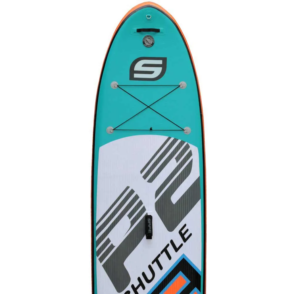 Купить Safe waterman hz500.002 Надувной комплект для падлбординга Shuttle P2 11´6´´ Turquoise 90x55x23 350.5 cm 7ft.ru в интернет магазине Семь Футов