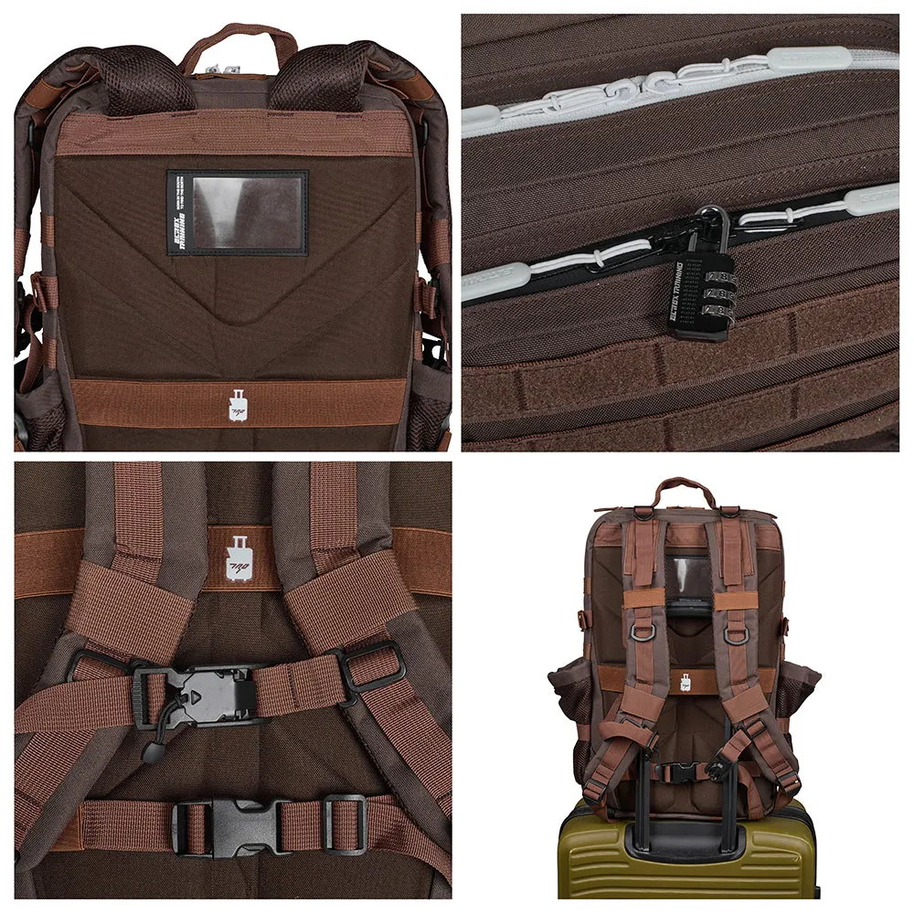 Купить Elitex training v4-45l-coffee Рюкзак Tactical V1 45L 50x35x20 7ft.ru в интернет магазине Семь Футов