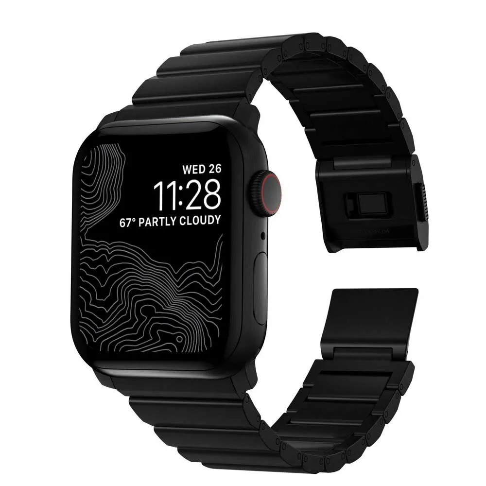 Купить Nomad nm014834858 Смарт-часы Strap Titanium V2 Black 20x8x2 7ft.ru в интернет магазине Семь Футов