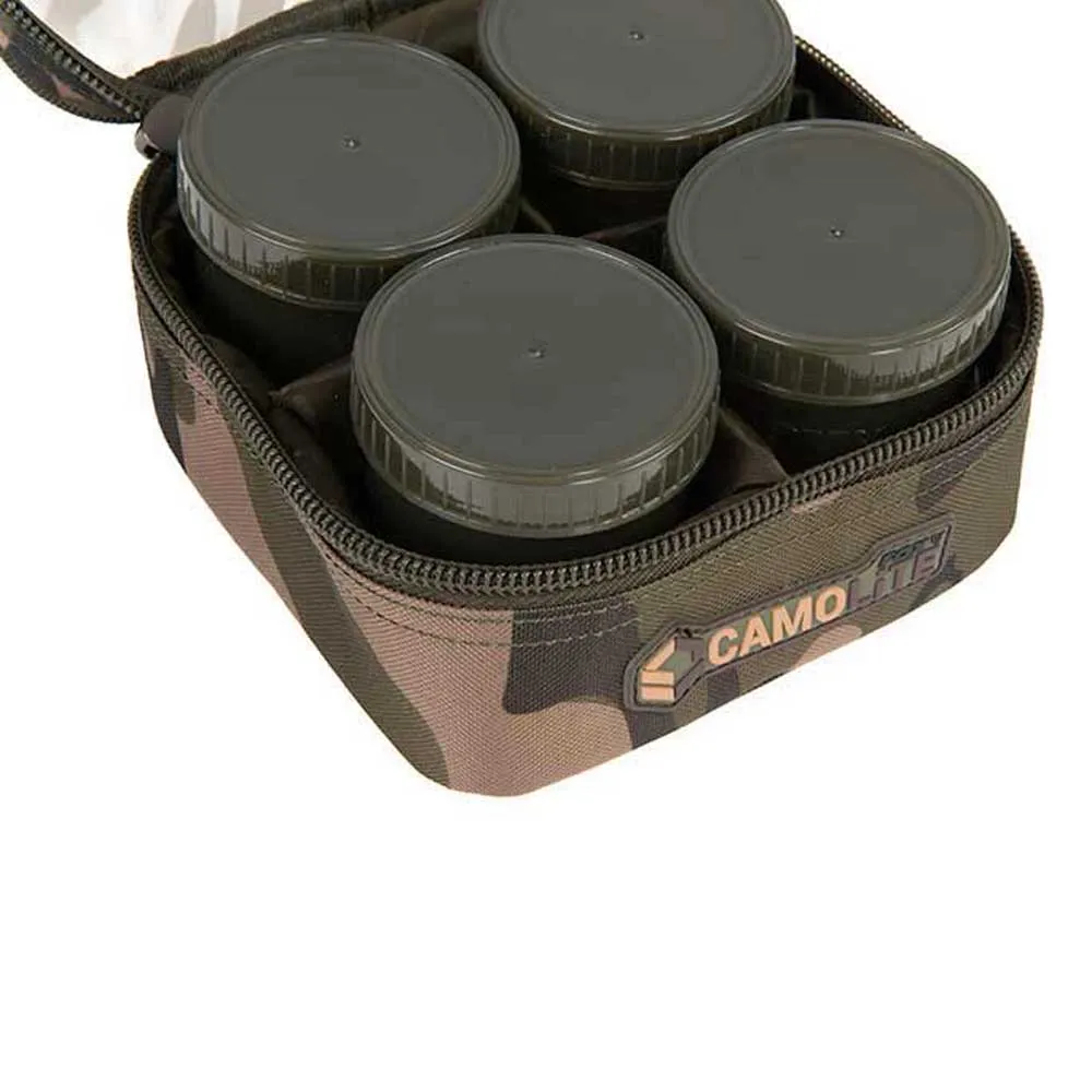 Купить Fox international CLU501 мешок для приманки Camolite™ 6 Pot Hookbait Camo 7ft.ru в интернет магазине Семь Футов